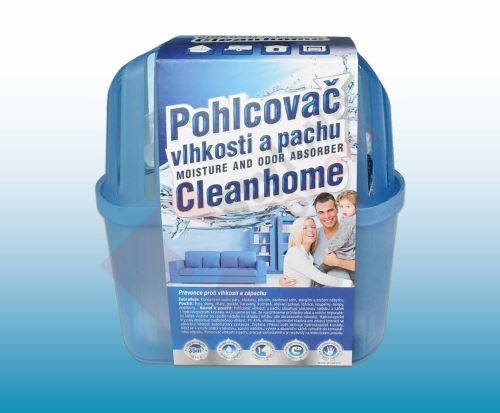Pohlcovač vlhkosti a pachu Cleanhome - komplet 650 g (box a náplň 450g) - K/1700