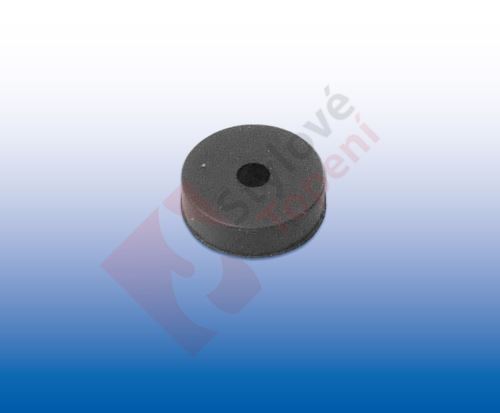 Těsnění sedla vršku ploché - černá guma  3/8" SAM Myjava - D2/51