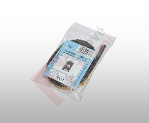 SADA 2 m šňůra bezazbestová skelná samolepící GT736 - 10 x 3 mm - S/617