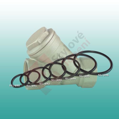 O kroužek  mosazných filtrů 1/2" - 24x2 mm - guma - S1/691