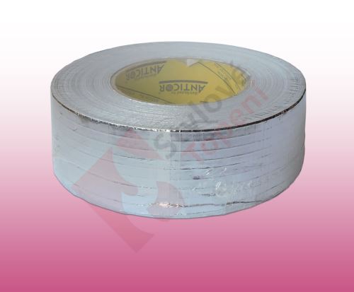 Páska lepící ALU folie 006 mm PROFI vystužená vlákny - 50 mm x 50m - N/2586