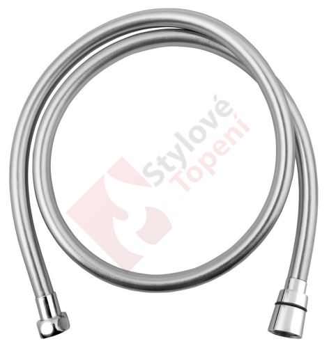 SOFTFLEX plastová sprchová hadice, 100cm, metalická stříbrná/chrom 1208-05