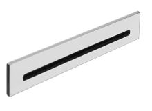 CUT přepadová štěrbina 170x24mm a click-clack zátka, chrom PC1089