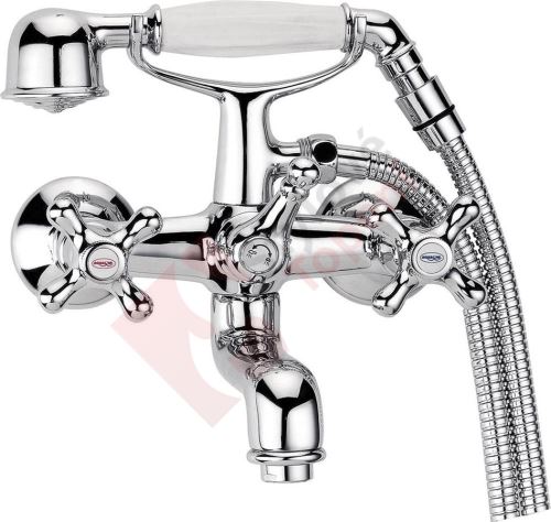 VICTORIA nástěnná vanová baterie kompletní, chrom VC10