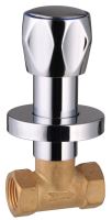 Podomítkový uzavírací ventil 1/2", chrom VP621 Podomítkový uzavírací ventil 1/2", chrom VP621