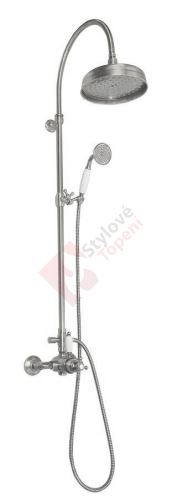 ANTEA sprchový sloup s termostatickou baterií, nikl SET048