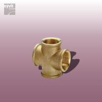 Kříž 3/4" - mosaz - F/3756