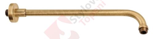 Sprchové ramínko kulaté, 350mm, bronz BR356