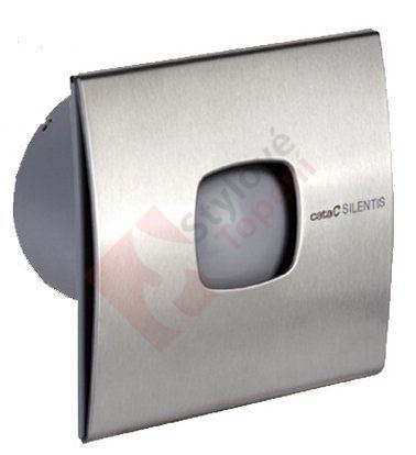 SILENTIS 12 INOX T koupelnový ventilátor axiální s časovačem, 20W, 120mm, nerez mat 01081300