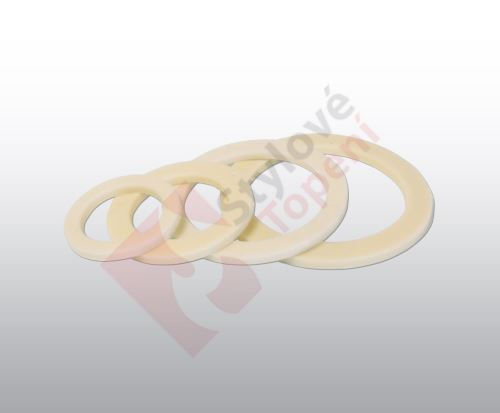 Těsnění hadicových spojek a koncovek JS32 na 5/4" přípojku 6/4" závit; 44 x 36 mm ploché - novoplast - F1/76N