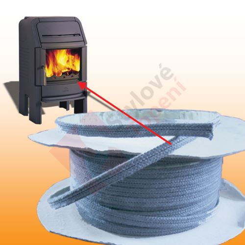 Šňůra bezazbestová skelná samolepící GT736 - 8 x 2 mm - S/3886