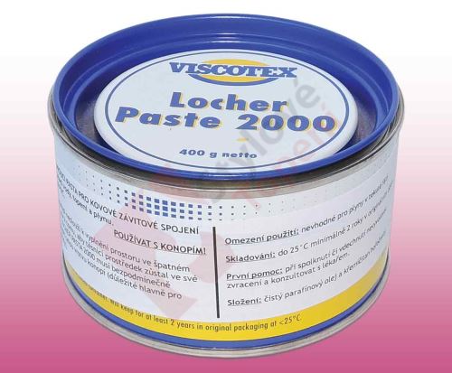 LOCHER PASTA 2000 400 g netvrdnoucí na kovové závitové spoje - K1/4396