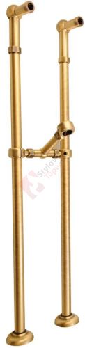 ANTEA připojení pro instalaci vanové baterie do podlahy (pár), bronz 9846