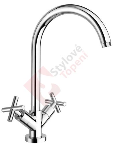 AXIA stojánková dřezová baterie, chrom 509