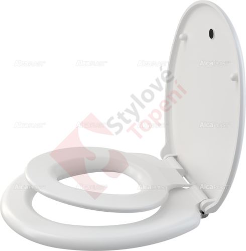 WC sedátko Softclose – se zpomalením a odnímatelnou dětskou vložkou A69 Alca plast