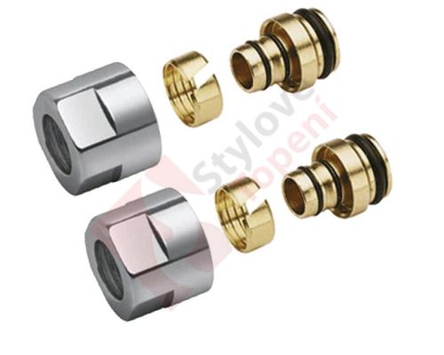 Svěrné šroubení 1/2" pro Alupex 16mm, chrom CP6120