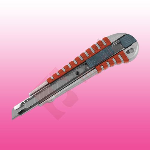 Nůž ulamovací s kov. výstuhou celokovový šířka čepele 9 mm - N/4323