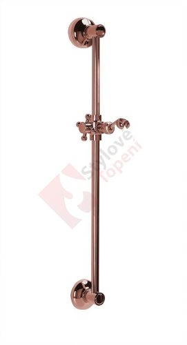 ANTEA sprchová tyč, posuvný držák, 670mm, růžové zlato SAL0037