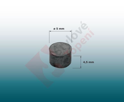 Gumička (váleček) těsnění trysky 5x4.5 mm pro napouštěcí ventil ALCAPLAST CH11 - V1/275