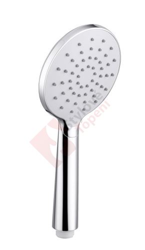 Ruční sprcha, průměr 110mm, ABS/chrom/bílá 1204-28